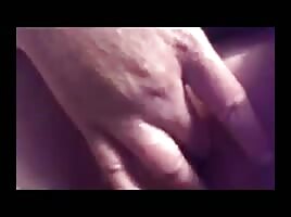 Tight hairy cunt gets rubbed