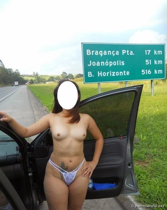 Mujer casada desnuda en la carretera de Belo Horizonte - Foto 47555