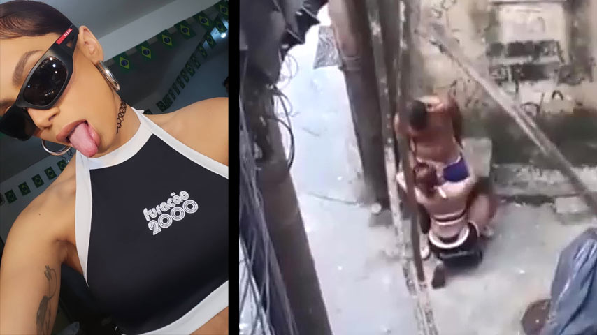 Anitta haciendo una mamada en la favela Tijuquinha