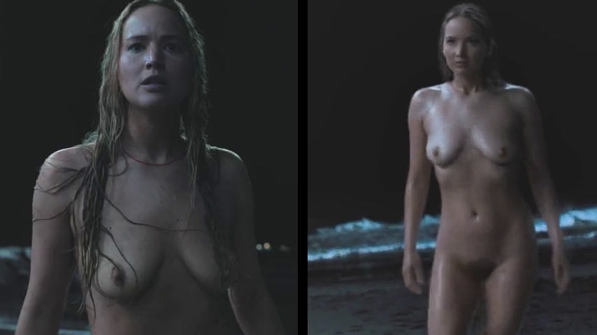 Jennifer Lawrence desnuda mostrando sus pechos