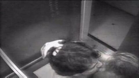 Cámara capta a pareja teniendo sexo en el ascensor del edificio