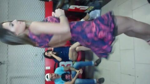 Loiraça bailando en Radio A3