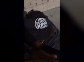 Burger King lady giving head