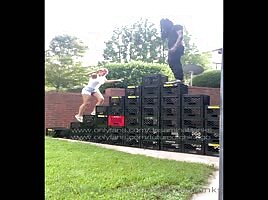 Remember the crates lol, she took it to another levy
