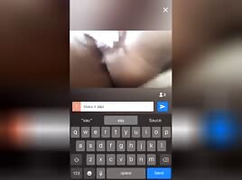 She was acting shy but I got her to do it in private