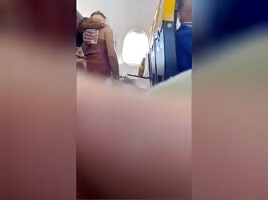 Blowjob On A Plane