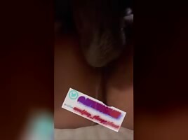 Bull Nuts in HotWife after condom breaks