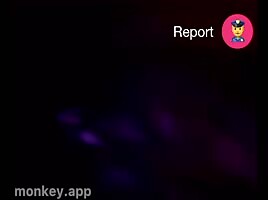 Black girl nuts on monkey