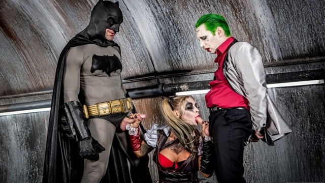 Suicide Squad: Joker and Batman fucking Harley Quinn